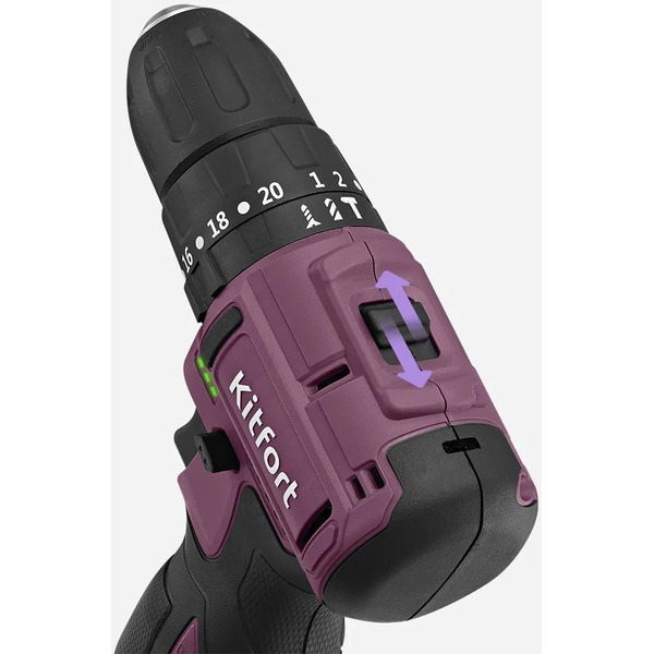 Ударная дрель-шуруповерт Kitfort КТ-6505