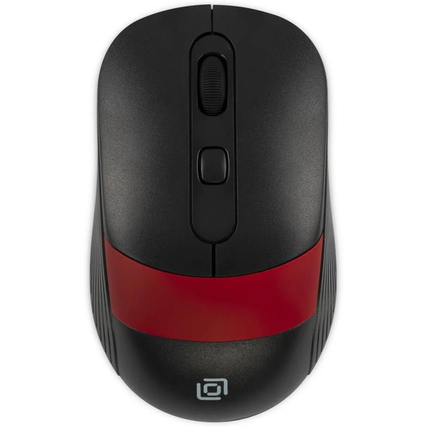 Мышь Oklick 310MW (черный/красный)