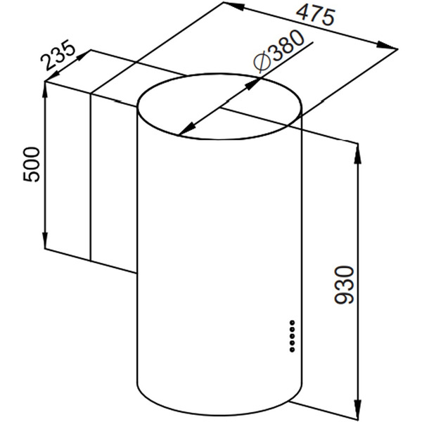 Вытяжка HOMSair Fly 1000SD 39 (черный)