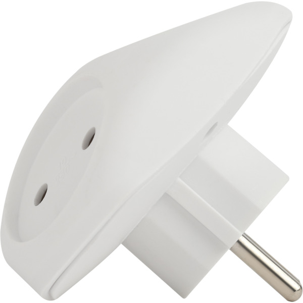 Разветвитель электрический без заземлением ЭРА SPx-3-W (Б0053481)