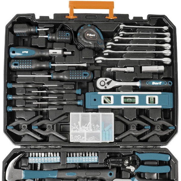 Набор ручного инструмента BORT BTK-168 (93418491)