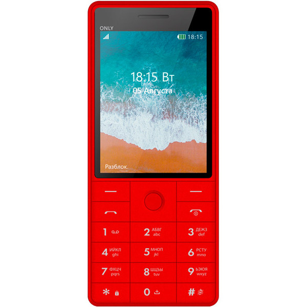 Телефон BQ-Mobile BQ-2815 Only (красный)