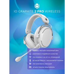 Наушники IO by Red Square Graphite 2 Pro Wireless io341 (белый)