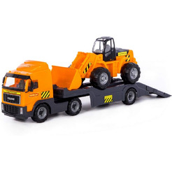 Автомобиль-трейлер + трактор-погрузчик Полесье 58423