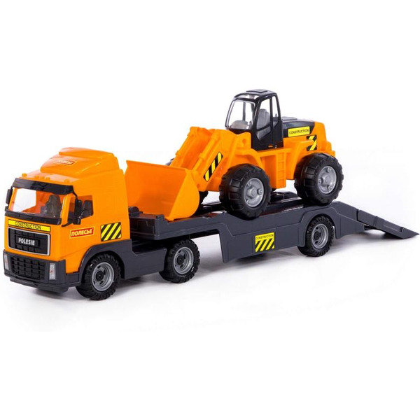 Автомобиль-трейлер + трактор-погрузчик Полесье 58423