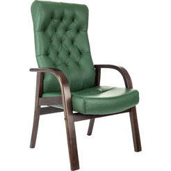 Кресло Бюрократ T-9928WALNUT-CF (зеленый)