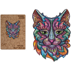 Сувенирный пазл MASTER WOOD Кот SWPC