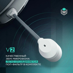 Наушники IO by Red Square Graphite v2 io321 (белый)