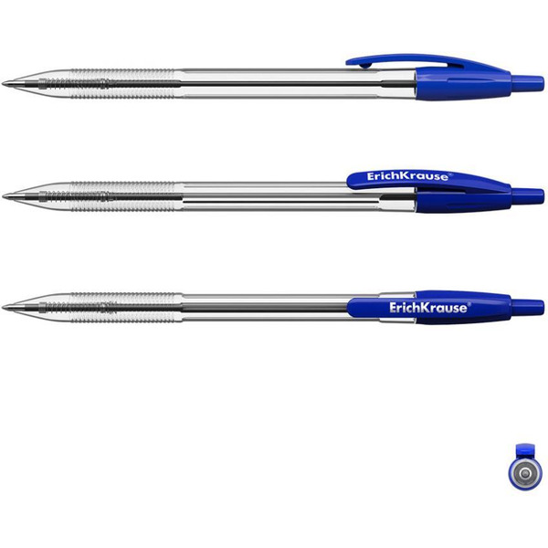 Набор шариковых автоматических ручек Erich Krause Matic Classic R-301 46750 (4 шт)