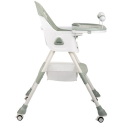 Стульчик для кормления INDIGO Corn (зеленый/серый)
