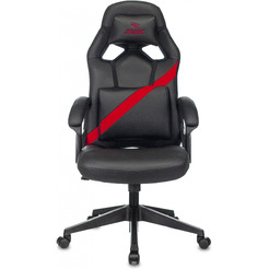 Кресло геймерское Бюрократ Zombie Driver (черный/красный)