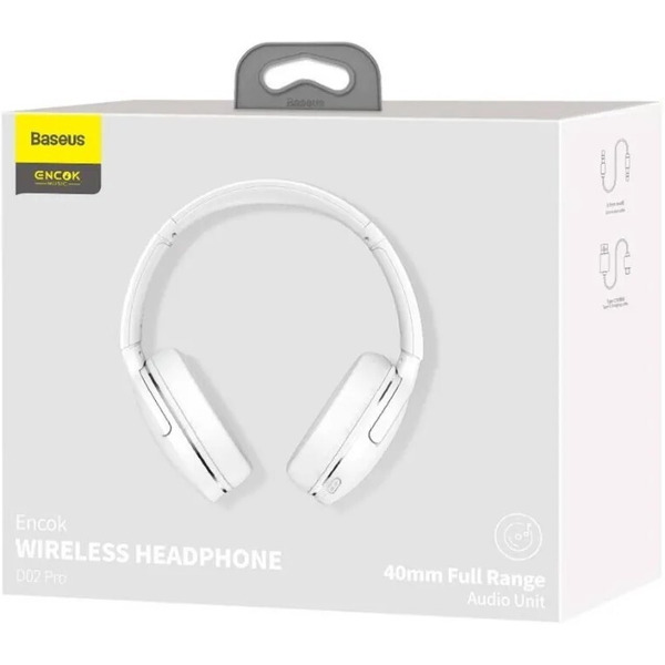 Наушники Baseus Encok D02 Pro (белый)