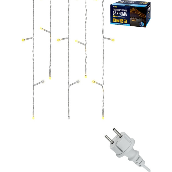 Светодиодная бахрома Miled НГУ-0083 (теплый белый)