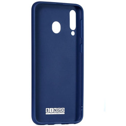 Бампер Bingo Matt TPU для SAMSUNG Galaxy A30 Синий