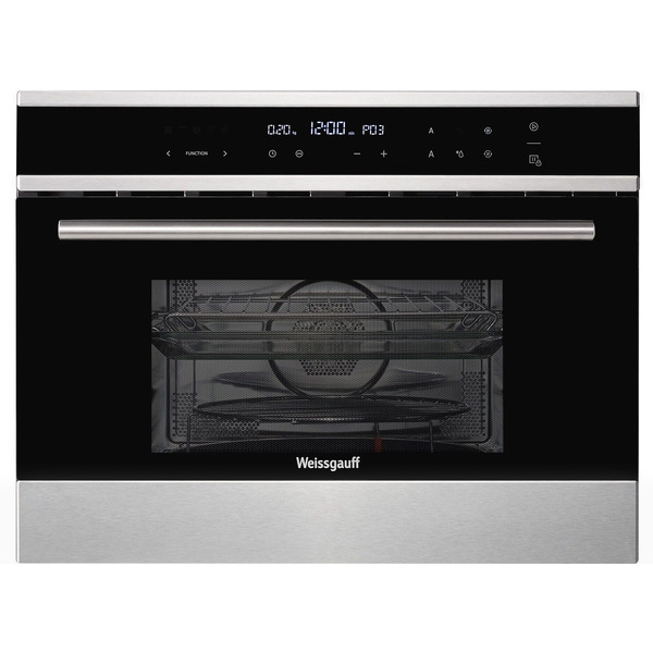 Встраиваемый компактный духовой шкаф с СВЧ WEISSGAUFF OE 445