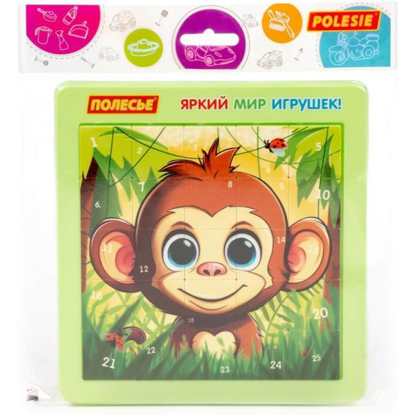 Набор игровой настольный Полесье Обезьянка (25 элементов) 25061