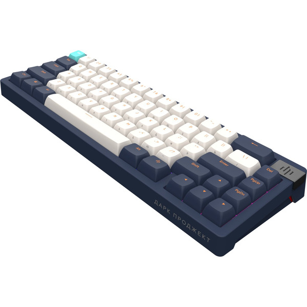 Клавиатура Дарк Проджект KD65A DP-KD-65A-300100-GZR (g3ms Zircon, темно-синий)