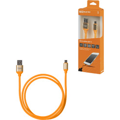 Кабель TDM Electric USB Type-A - microUSB SQ1810-0313 (1 м, оранжевый)