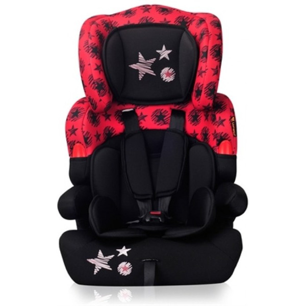 Автокресло Lorelli Kiddy 2017 Black&Red Stars
