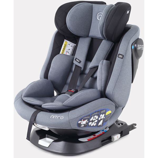 Детское автокресло Rant Nitro Isofix UB619 (серый/черный)