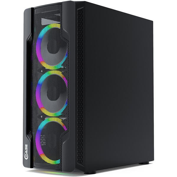 Корпус Powercase Mistral X4 Mesh LED CMIXB-L4