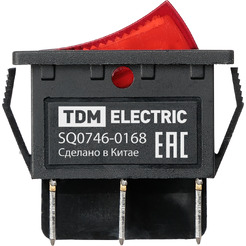 Выключатель клавишный TDM Electric SQ0746-0168