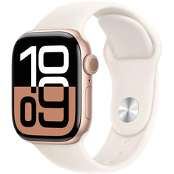 Смарт-часы Apple Watch S10 42mm A2997 (MWWH3LW/A) Aluminium Rose Gold (ремешок S/M)