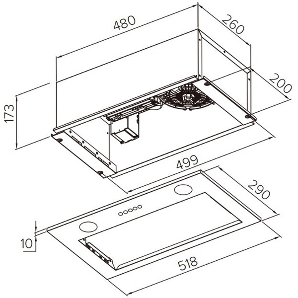Кухонная вытяжка Weissgauff Box 850 PB Black Edition