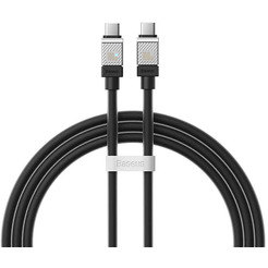 Кабель Baseus CoolPlay Series USB Type-C - USB Type-C (CAKW000201) 1 м, черный