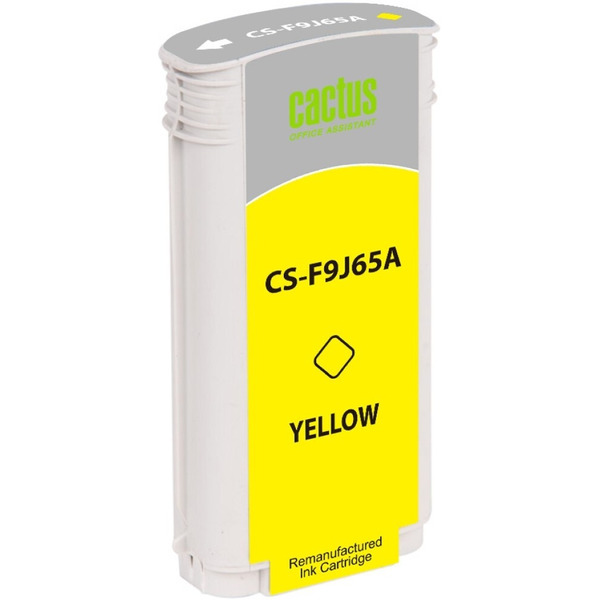 Картридж струйный Cactus CS-F9J65A 728XL (желтый)