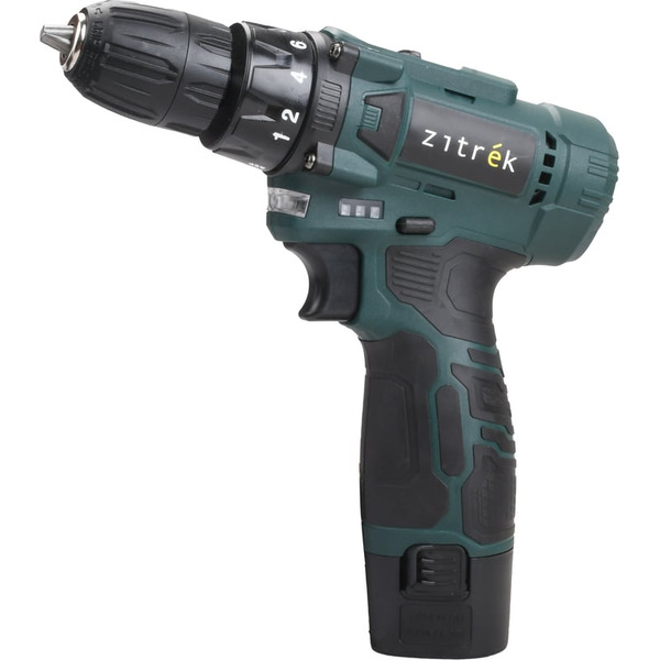 Дрель-шуруповерт Zitrek Green 12V Plus 085-1014 (с 2-мя АКБ)