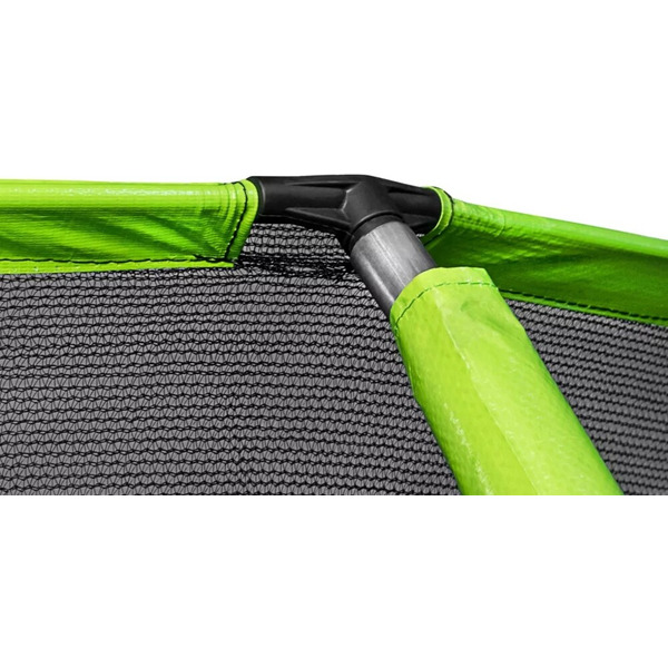 Батут Alpin ASK-312 SKY Carbon inside зеленый (с защитной сеткой и лестницей)