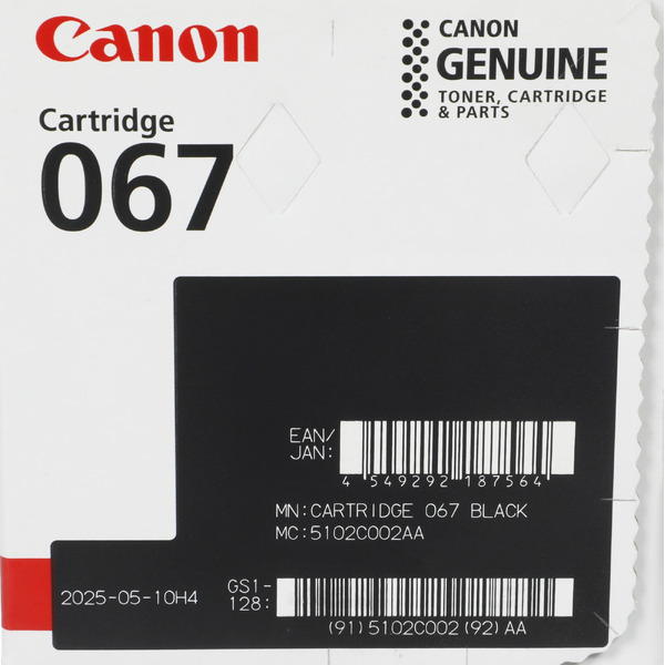 Картридж Canon 067 Black 5102C002