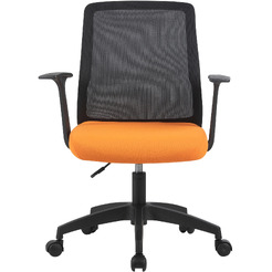 Офисное кресло CACTUS CS-MC222-BKOR (черный/оранжевый)