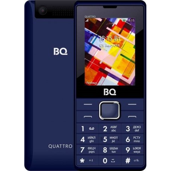 Мобильный телефон BQ Quattro Темно-Синий (BQ-2412)