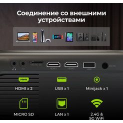 Проектор CACTUS CS-PRM.07B.WUXGA