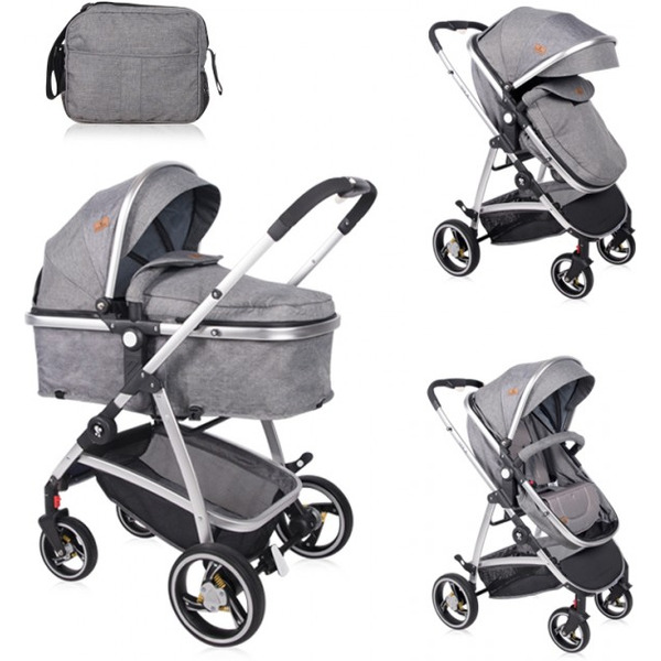 Детская коляска LORELLI Sola 2в1 (серый)