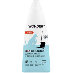 Экосредство для мытья пола WONDER LAB в домах с животными 1.1 л