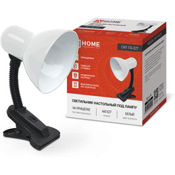 Светильник настольный под лампу на прищепке IN HOME СНП 11Б-E27 (4690612055442)