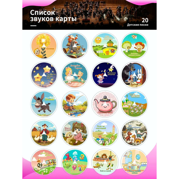 Музыкальная игрушка Biidi Фонограф G80 (розовый)