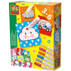 Набор для рисования SES Creative Поставь печать при помощи маркера 14896