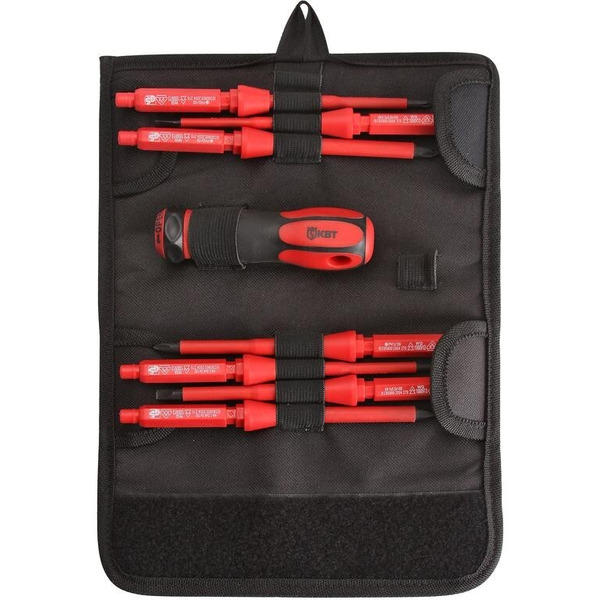 Отвертка диэлектрическая КВТ со сменными битами НИО-1107 ПРОФИ