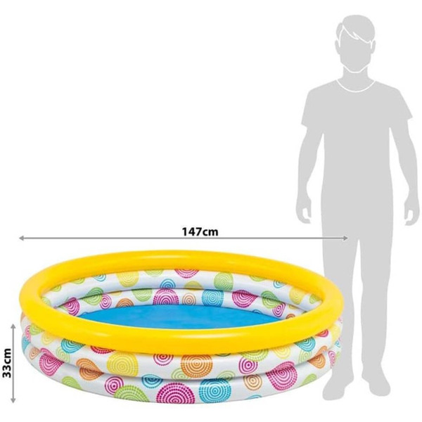 Надувной бассейн Intex Cool Dots 58449NP