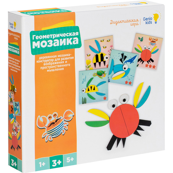 Настольная игра игра Genio Kids Геометрическая мозаика WGM