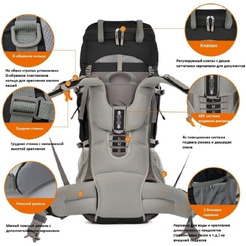 Рюкзак туристический Tramp THOR 90+10 л (оливковый)