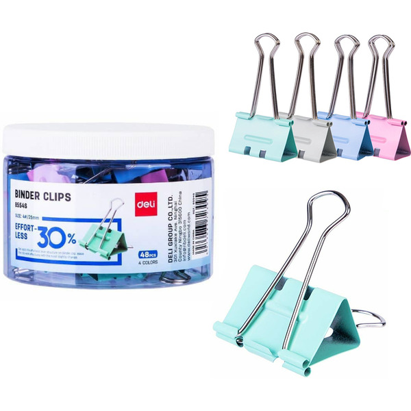Зажим для бумаг Deli E8554A