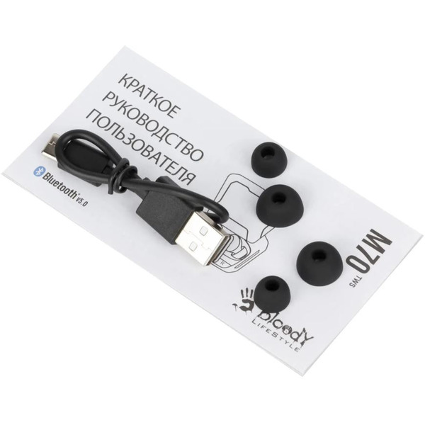 Наушники A4Tech Bloody M70 (красная подсветка)