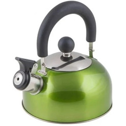 Чайник со свистком Perfecto Linea Holiday 52-112013 (зеленый металлик)