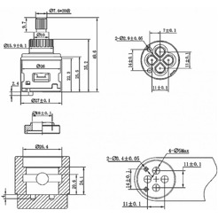 Картридж-дивертор AV Engineering AVSSS-100