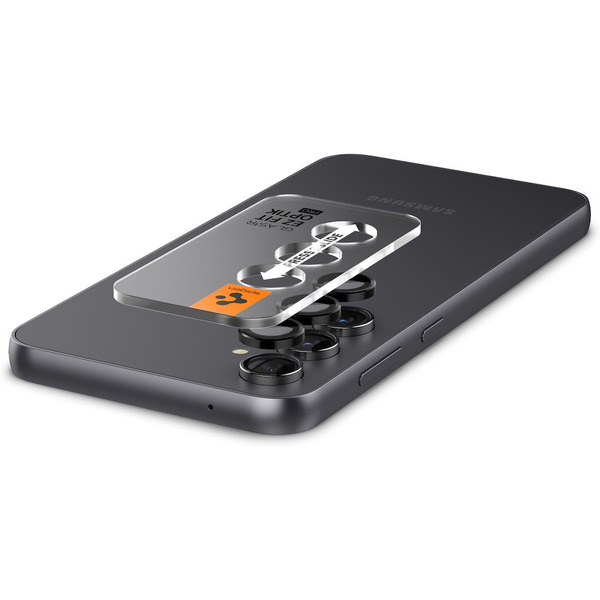 Защитное стекло Spigen Optik TR EZ Fit camera protector для Samsung Galaxy S23 FE AGL06987 (2шт)